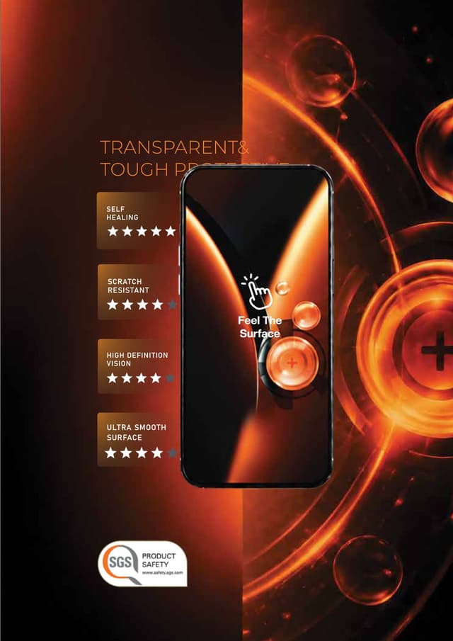 HARDWEAR Fibre Max Screen Protector (HD Clear, Self-Healing) 3