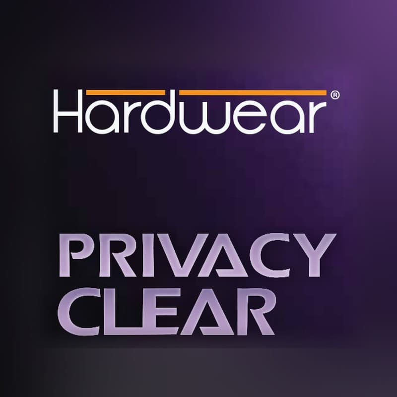 HARDWEAR Fibre Privacy Clear Screen Protector