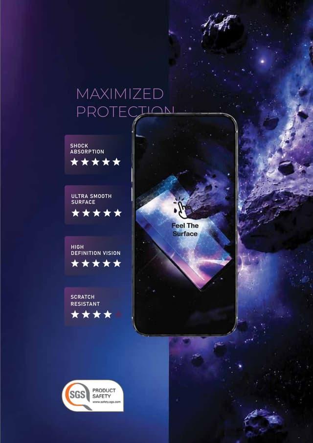HARDWEAR Fibre UV Screen Protector (HD Clear) 3